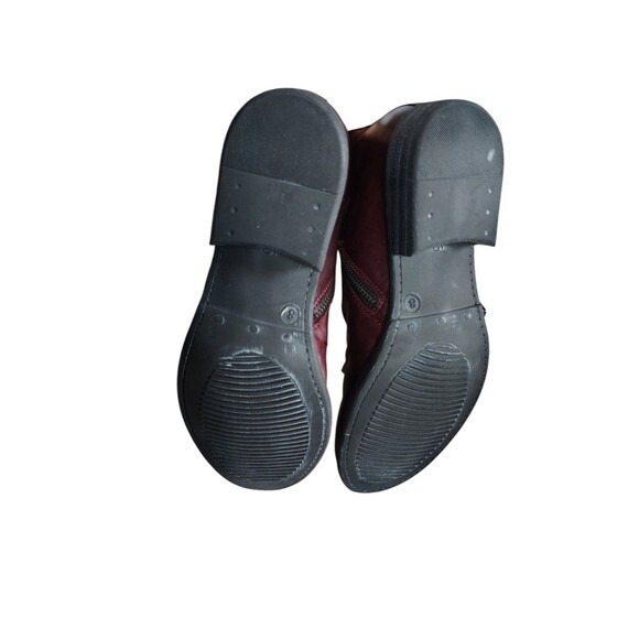 Miz Mooz Luna Burgundy Wine Leather Boot Size 8 Women's   49 - Picture 10 of 16